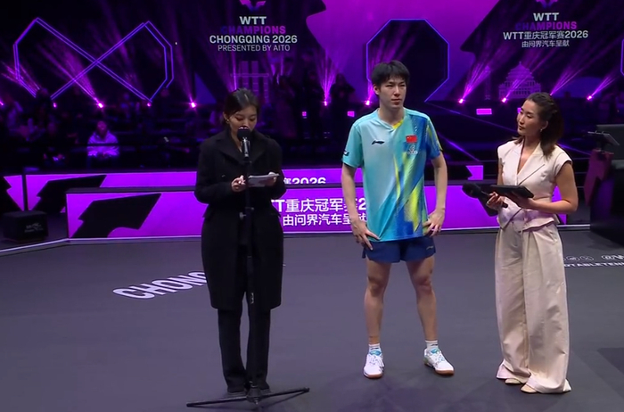 温瑞博力克张本智和首进决赛遭球迷嘘声