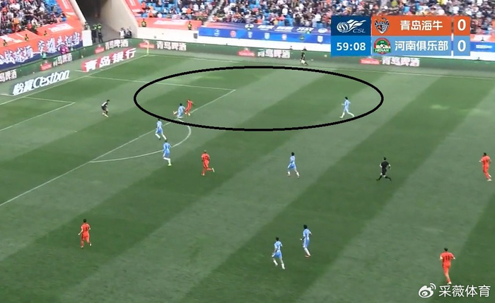 河南队客场负青岛海牛 姆布拉表现引争议