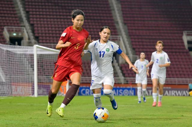 中国U20女足2-1逆转乌兹别克斯坦晋级半决赛 时隔